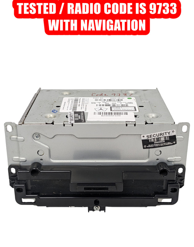 TESTED 13-15 Chrysler Dodge Navigation Radio RB5 HDD Block CD MP3 Player W/ CODE