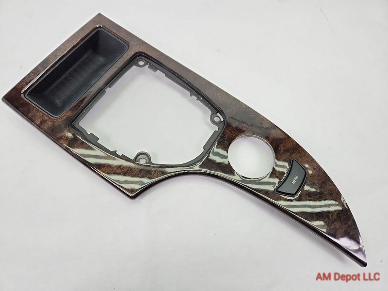 2008 BMW 535xi 535i 528i 528xi E60 E61 Center Console Wood Trim Dunkel 6974721