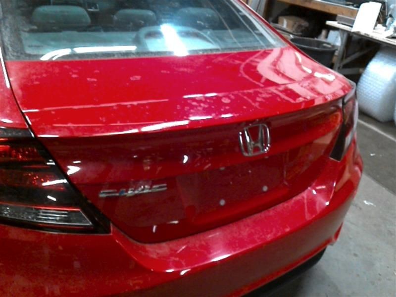 Trunk Decklid Red Coupe EX Fits 14-15 CIVIC 504299