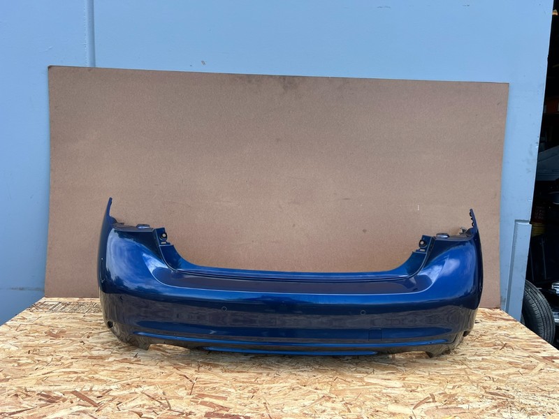 INFINITI Q50 2018-2024 OEM REAR BUMPER COVER WITH PDC SENSORS ASSEMBLY (BLUE)