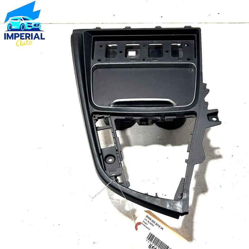 14-20 BMW 430i 440i F36 Front Center Console Shifter Cup Holder Trim Cover Panel