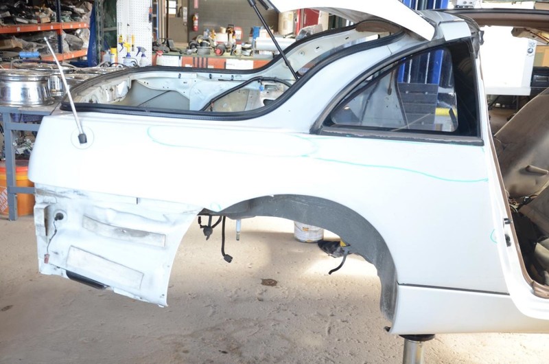 90-96 Nissan 300ZX 2+2 Coupe White Passenger Right Rear Quarter Panel Assembly