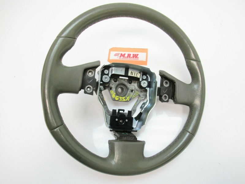 STEERING WHEEL CAR LEATHER FRONT fits 05 06 INFINITI G35 SEDAN COVER GRIP X AWD