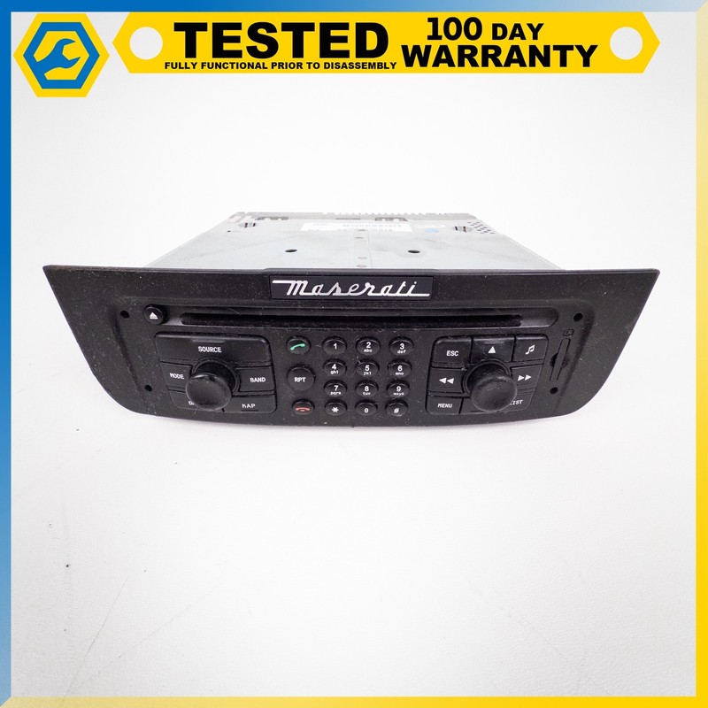 08-19 MASERATI GRANTURISMO HEAD UNIT COMAND RADIO CD NAVIGATION ASSEMBLY OEM
