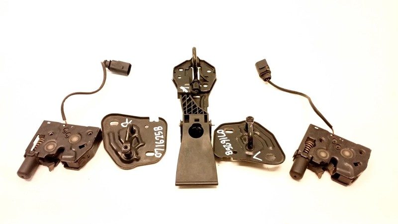 12-18 AUDI C7 A6 S6 HOOD BONNET LATCH LOCK SAFETY CATCH HANDLE SET OEM 071625B