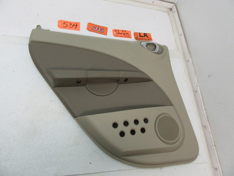 DOOR PANEL DOOR HANDLE SPEAKER COVER ARMREST DRIVER SIDE REAR for 07 PT CRUISER