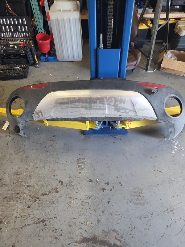 Used Oem Alfa Romeo Rear Bumper Lower Valance Panel for 2018-19 Stelvio 2.0L AWD
