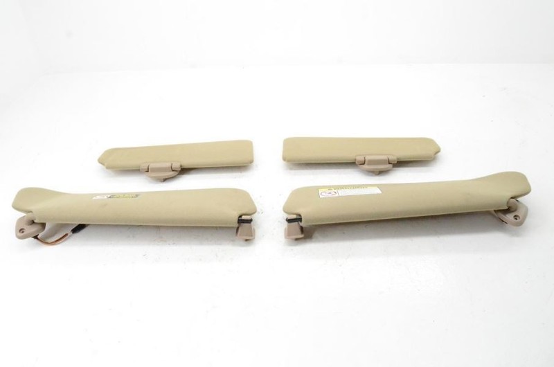 1999-2000 Lincoln Navigator Pair of Tan Driver and Passenger Sun Visors