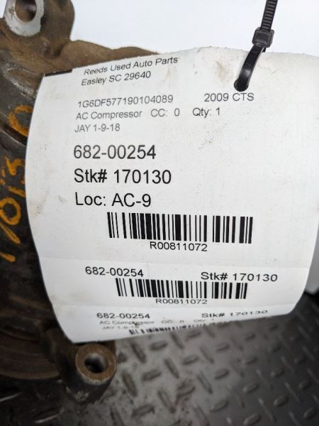 AC Compressor Coupe Fits 08-14 CTS 811072