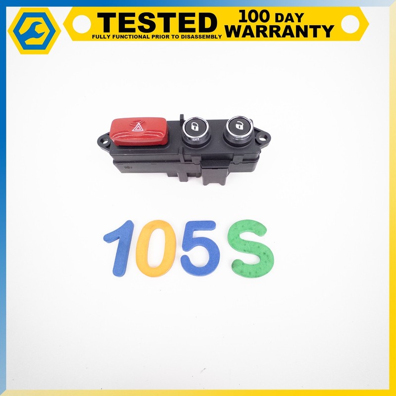 03-19 MASERATI GRANTURISMO GRANCABRIO HAZARD LIGHT CONTROL SWITCH OEM