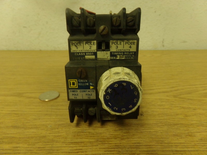 Square D Class 8501 Type LT Series A Hr Timing Relay *FREE SHIPPING*