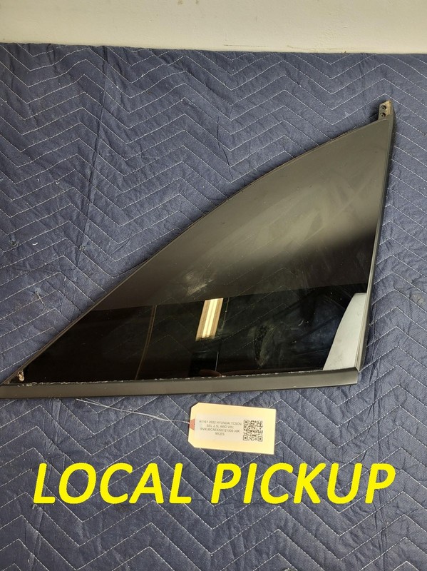 Used Oem Hyundai Rear Right Passenger Quarter Window Glass for 2022-2025 Tucson
