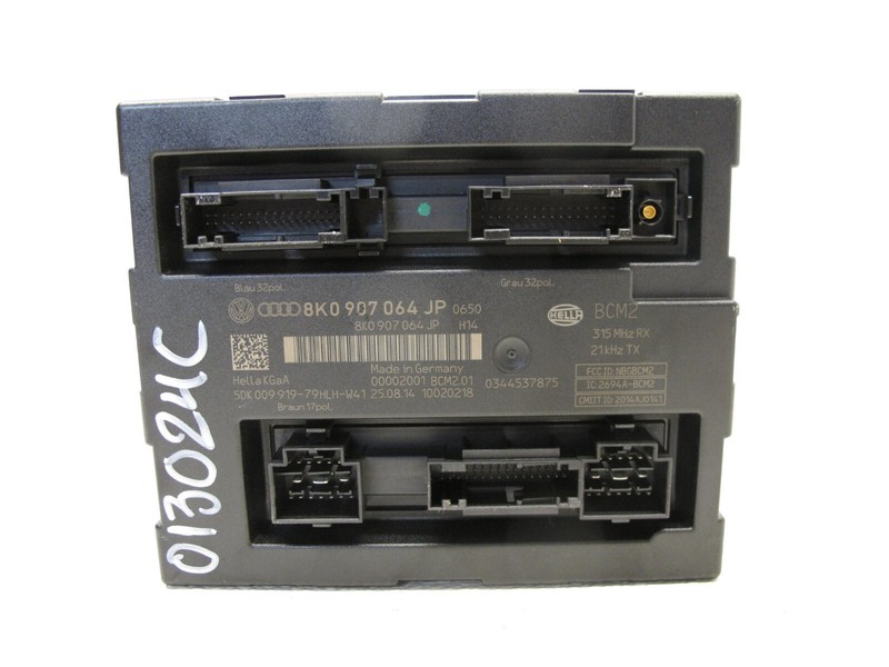 13-17 AUDI 8T A5 S5 RS5 B8 A4 CONFORT BODY CONTROL MODULE BCM OEM 013024C
