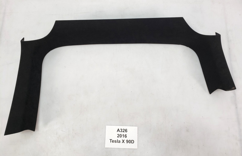 ✅ 16-20 OEM Tesla Model X Rear Right Passenger Falcon Door Lower Trim Alcantara