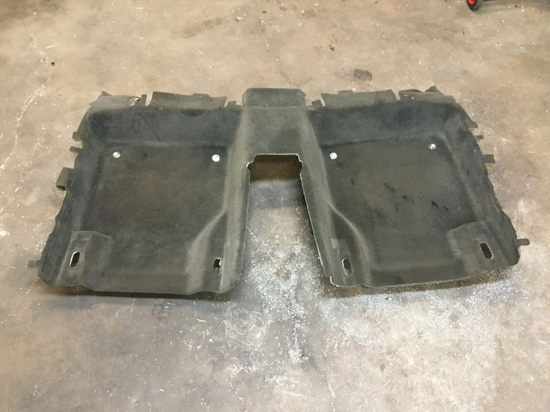 13-18 Bentley Flying Spur W12 Rear Floor Carpet Mat Liner Cover :Y