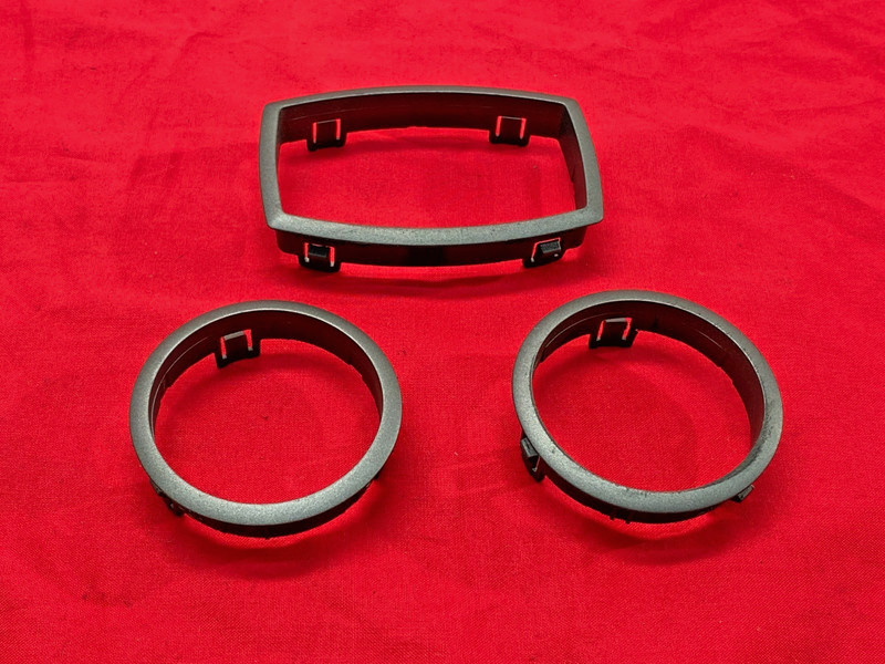 03-08 BMW E85 E86 Z4 Dash Center Console AC Control Surround Trim Cover Set OEM✅