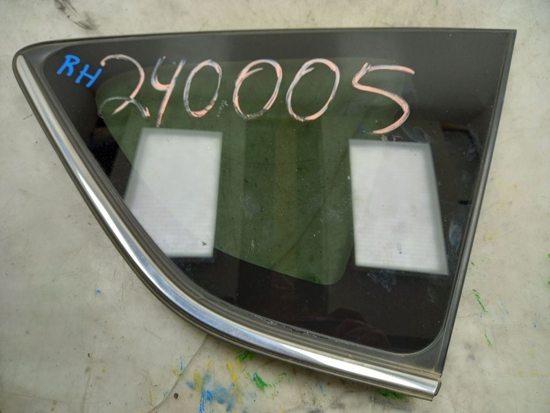 13 14 15 TOYOTA RAV 4 XLE PASSENGER RIGHT QUARTER GLASS
