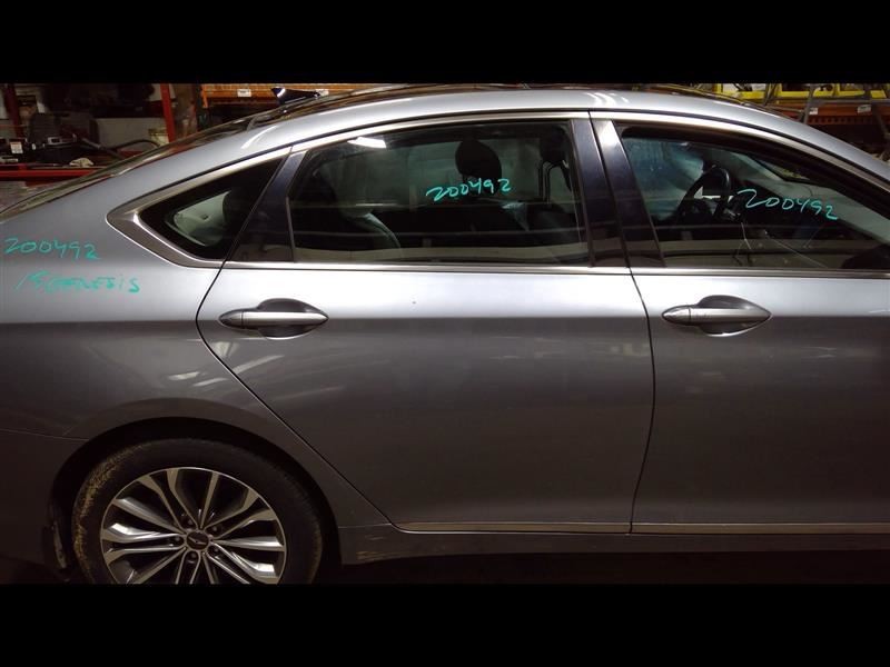 Passenger Rear Side Door Electric With Sunshade Blue Fits 15-16 GENESIS 737895
