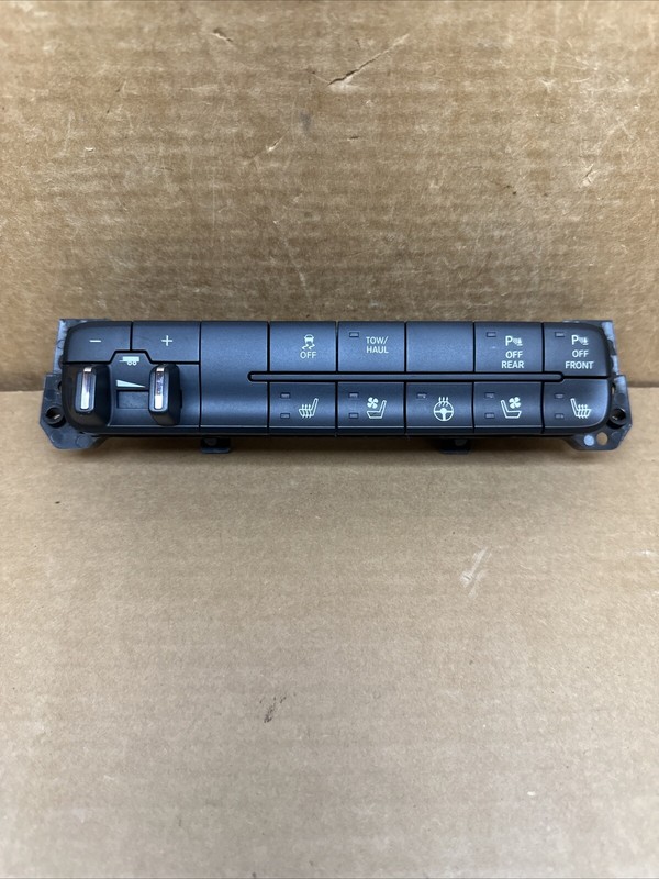2013-2018 Dodge RAM Longhorn Switch Seat Heat Tow Park Assist OEM 68247636AA