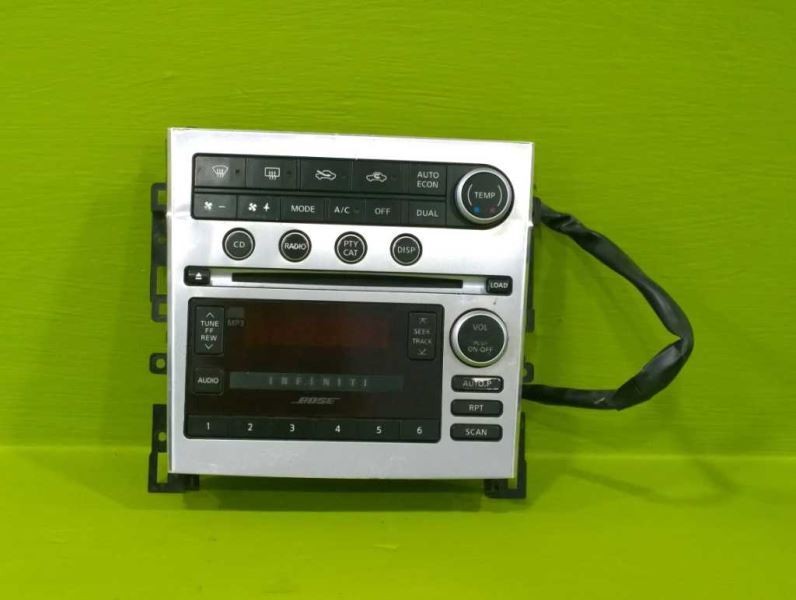 05 06 07 G35 TEMPERATURE AUDIO CONTROL PANEL W/DUAL ZONE OEM 3642-3