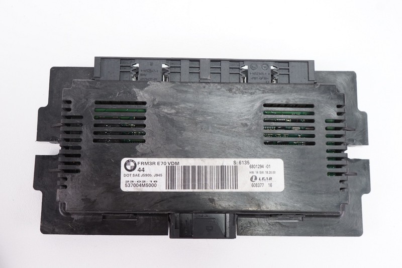 BMW X5 X6 Footwell Headlight Control Module FRM3R OEM 2007 - 2014