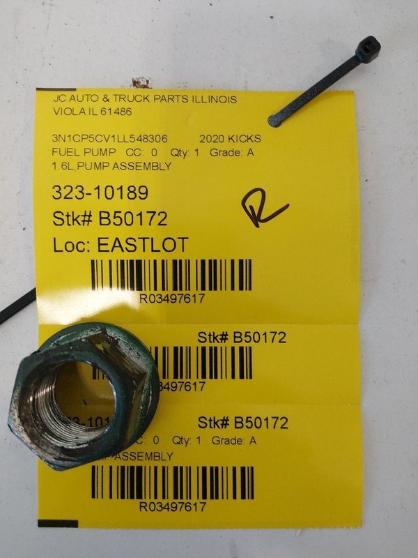 Fuel Pump Assembly Fuel Tank Mounted Fits 18-23 KICKS 3497617