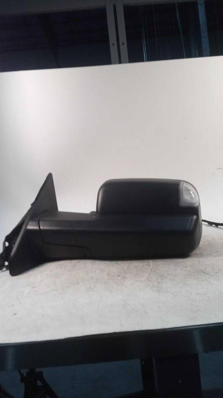 Used Left Door Mirror fits: 2019 Ram Dodge 1500 pickup Power 6x9`` black texture