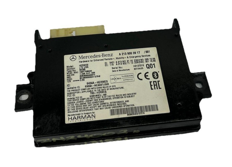 Mercedes CLA250 communication control 2018 2019 module unit assy OEM 2139003917