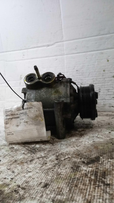 2003 Chevrolet Trailblazer A/C Compressor OEM 4.2L 157K Miles NJ25-20712