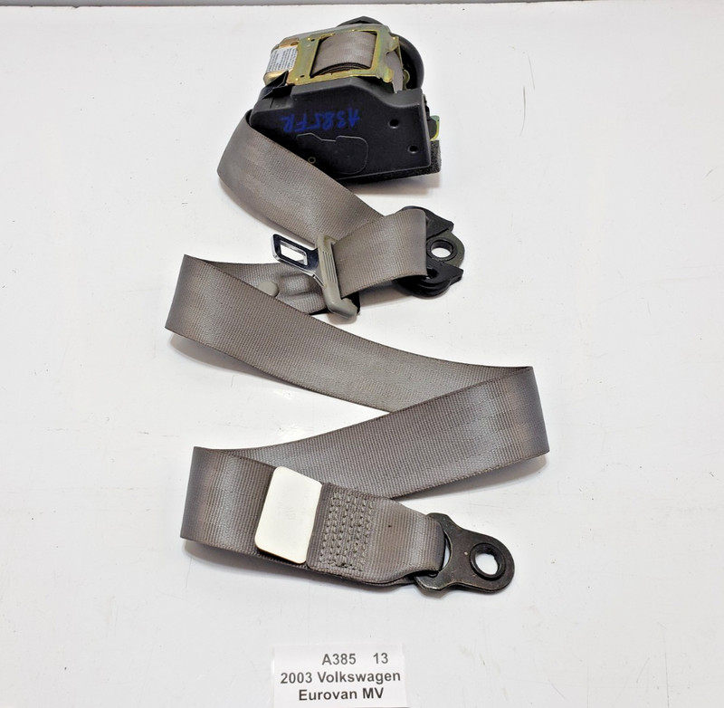 ✅ 99-03 OEM Volkswagen Eurovan Front Right Passenger Seat Belt Retractor Gray