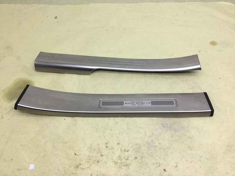 Bentley Flying Spur W12 Rear Right Passenger Door Sill Panel Scuff Set 13-18 |:Y