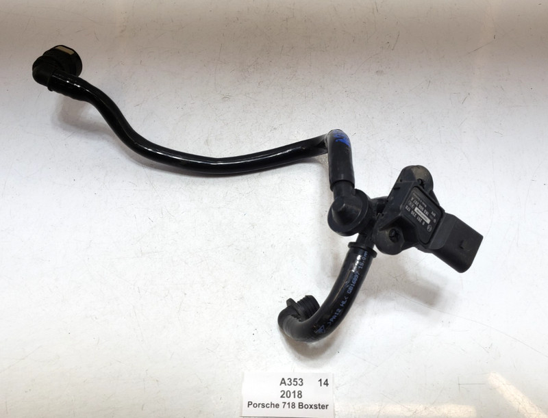 ✅ 12-25 OEM Porsche 718 Boxster 982 Brake Booster Vacuum Hose Pipe W/ Sensor 36k