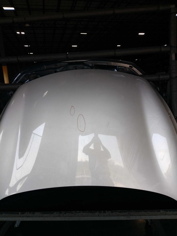 2013 INFINITI JX35 OEM Silver Hood Panel - Used, 169K Miles, Warranty