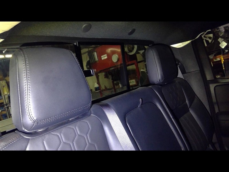 FRONTIER 2022-2024 3 Rear Headrests Black Leather 1697269