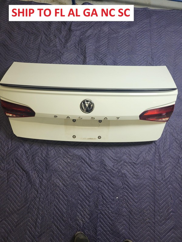 Used Oem Volkswagen Liftgate Tailgate Trunk Lid Hatch for 2020-2022 Passat 2.0L