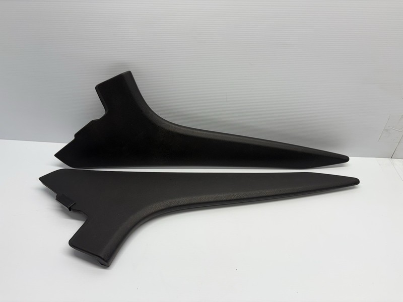 2012-2019 Porsche 991 911 Front Left Right Black Vinyl Center Console Trims