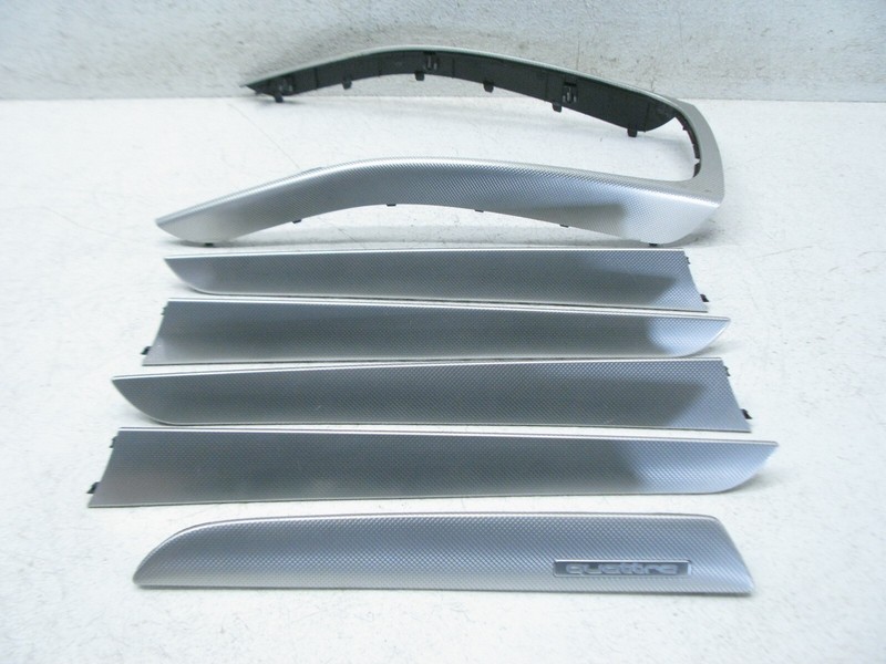 09-16 AUDI B8 A4 S4 DASHBOARD DOOR PANEL INTERIOR ALUMINUM TRIM SET OEM 060122
