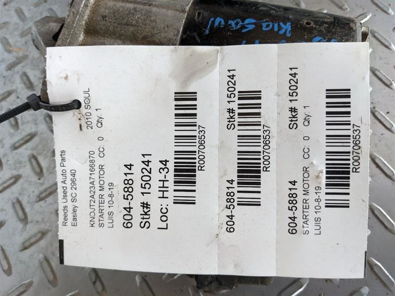 Starter Motor Station Wgn Fits 07-12 ELANTRA 706537