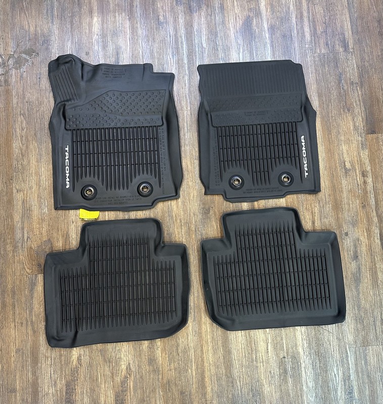 2018-21 TOYOTA TACOMA ALL WEATHER FLOOR MAT SET - OEM - PART # PT908-35173-XX