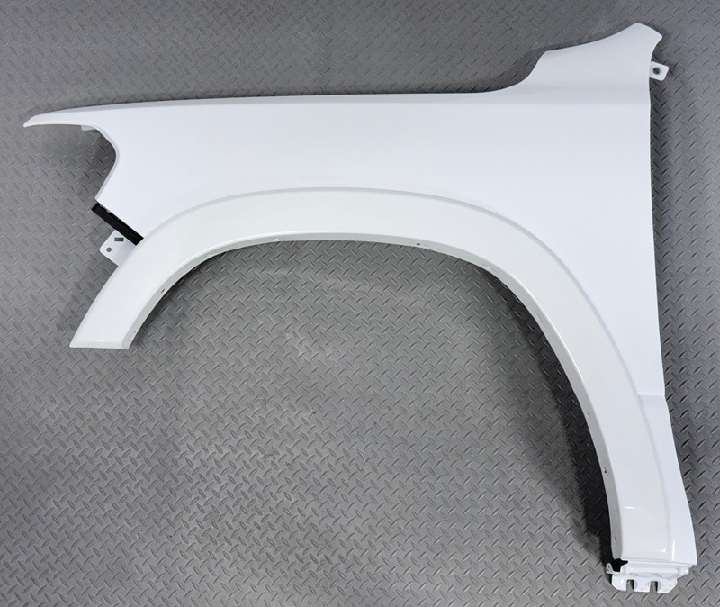 ✅ 19-26 RAM 1500 5th OEM FRONT LEFT FENDER PANEL w/ FLARE MOLDING White PW7 LH