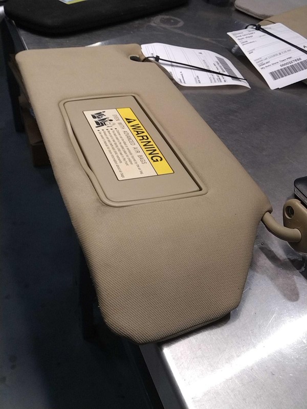2008 Honda Odyssey Maroon Sun Visor Right Side OEM 159146 166K Miles