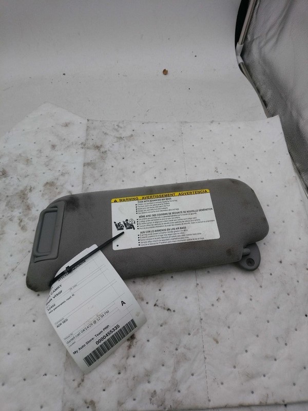2021 Toyota Camry Grey Sun Visor OEM Used 654420 47K Miles 4DR Sedan