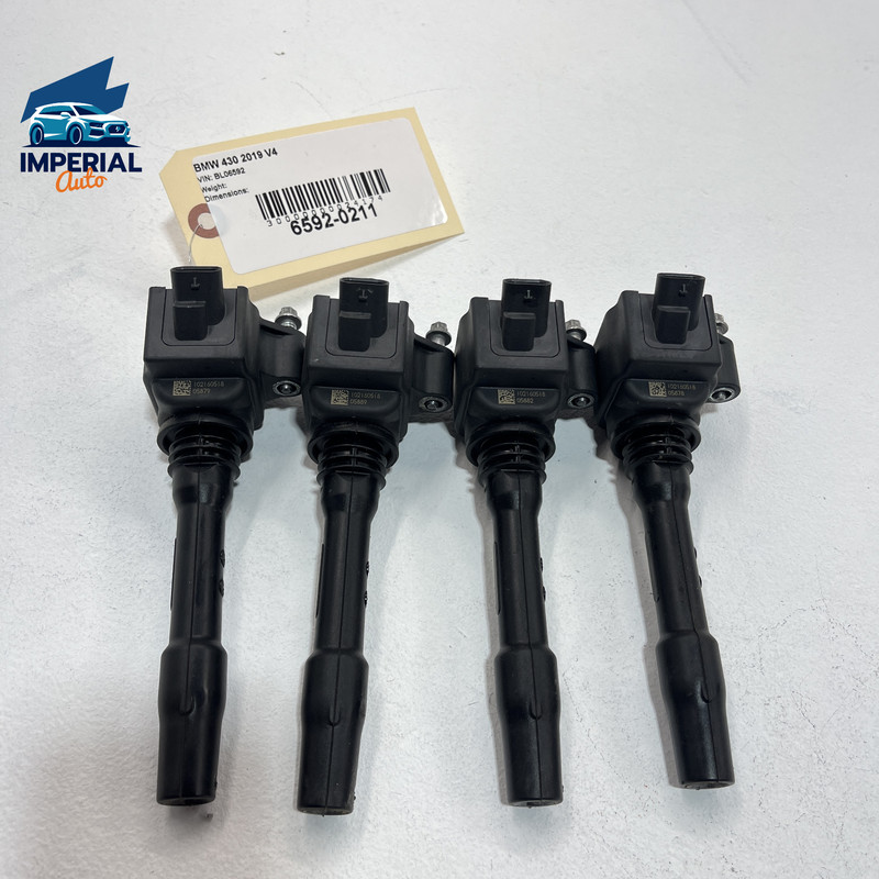 2017-2020 BMW 430i xDrive Engine Direct Ignition Coil Set of 4 pcs OEM