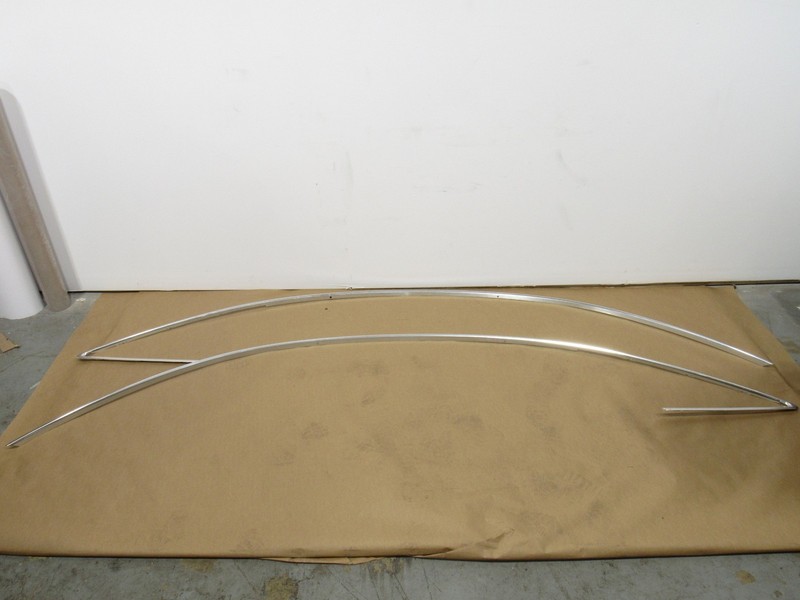 13-18 Audi S6 C7 2014 Right Left Roof Chrome Molding Trim Set Pair 2 PCS ;:Y