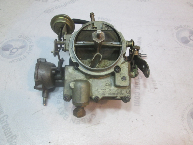 0982589 982589 OMC Stringer Chevy V8 Rochester 2 BBL Carb Carburetor