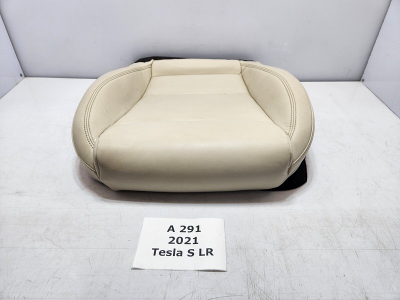 ✅ 16-20 OEM Tesla Model S Front Right Passenger Side Seat Lower Cushion Beige