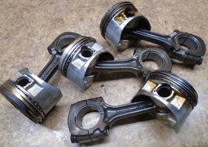 2000 2001 Kawasaki ZG1000 ZG 1000 Concours Engine Pistons Connecting Rods Motor