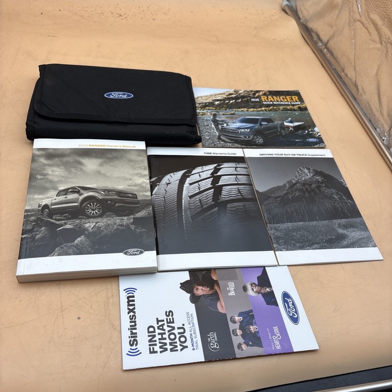 2020 Ford Ranger Owners Manual With Case Quick Reference Guide Free Shipping