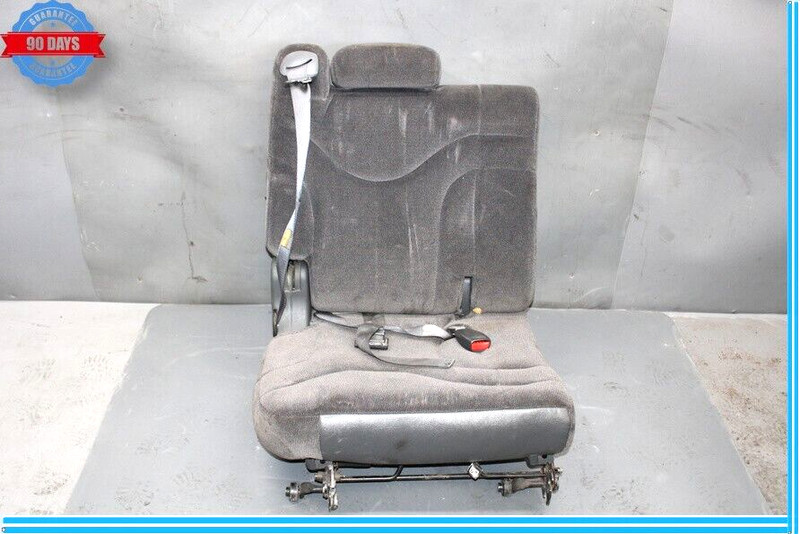 03-09 Hummer H2 Third Row Cloth Seat W/ Seat Belt Assembly Oem