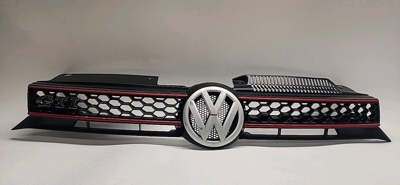 10 - 2014 VW Volkswagen Golf GTI Front Bumper Center Upper Grille w/ Emblem OEM